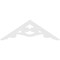 Ekena Millwork Pitch Robin Architectural Grade PVC Gable Pediment, 72"W x 24"H x 1"P (8/12) GPP072X024X100ROB - alternate 5